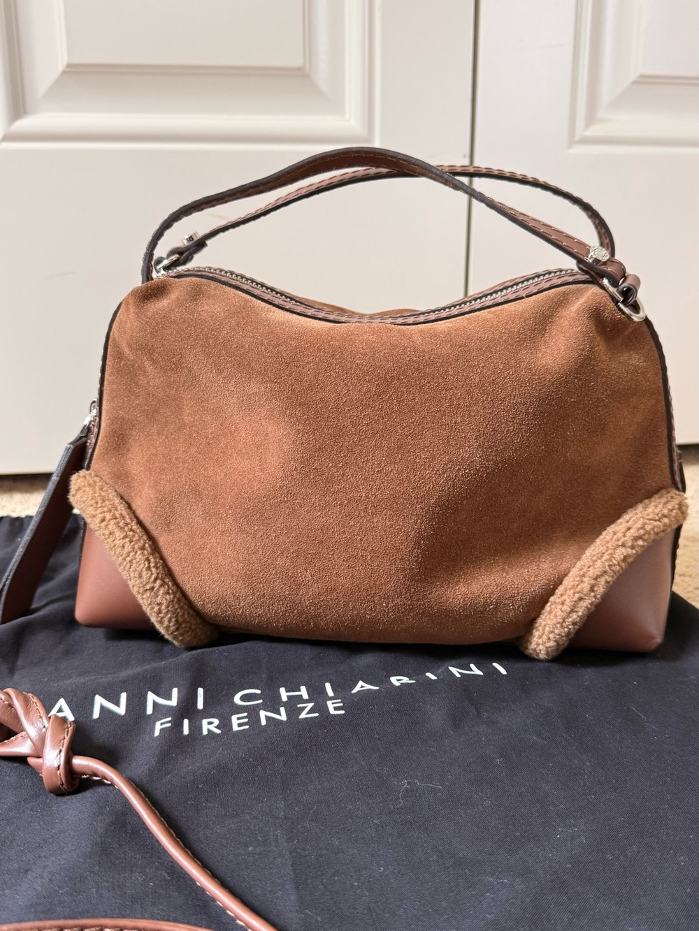 Gianni Chiarini Firenze Suede Alifa Cognac